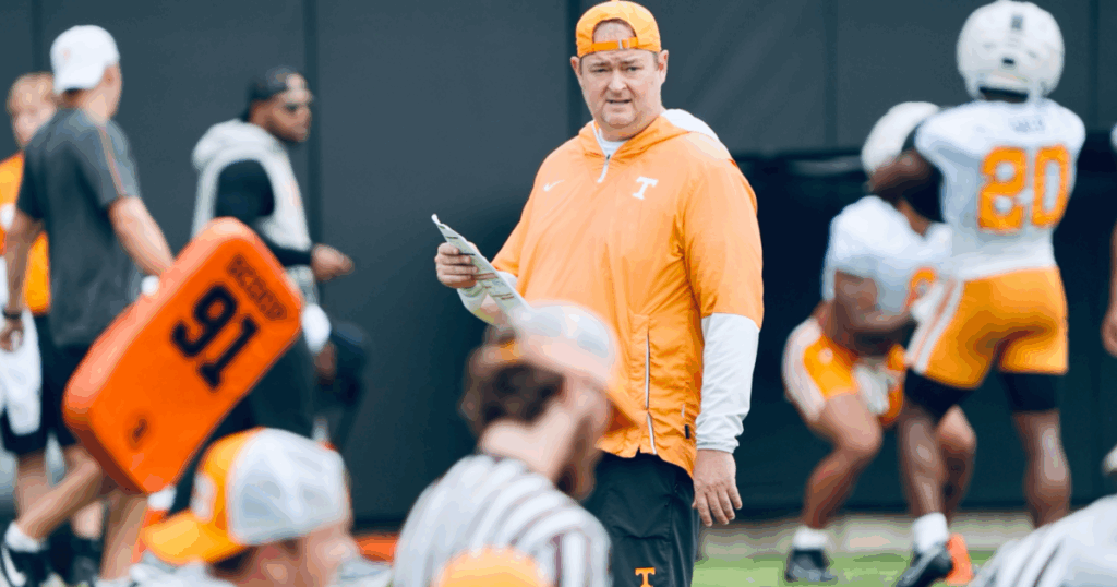 Tennessee Head Coach Josh Heupel