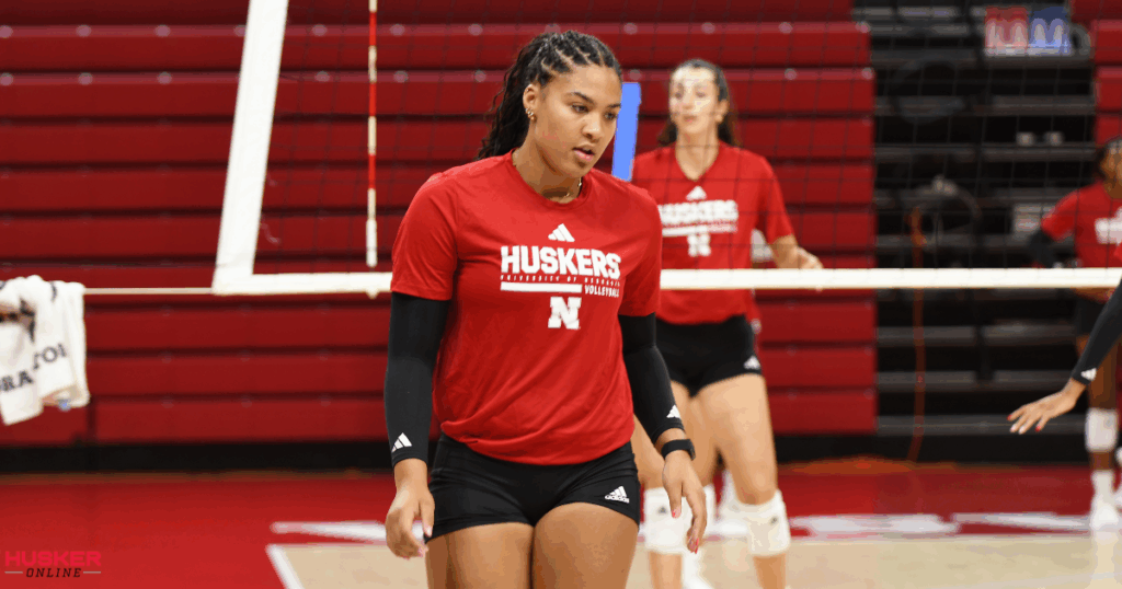 Nebraska outside hitter Teraya Sigler