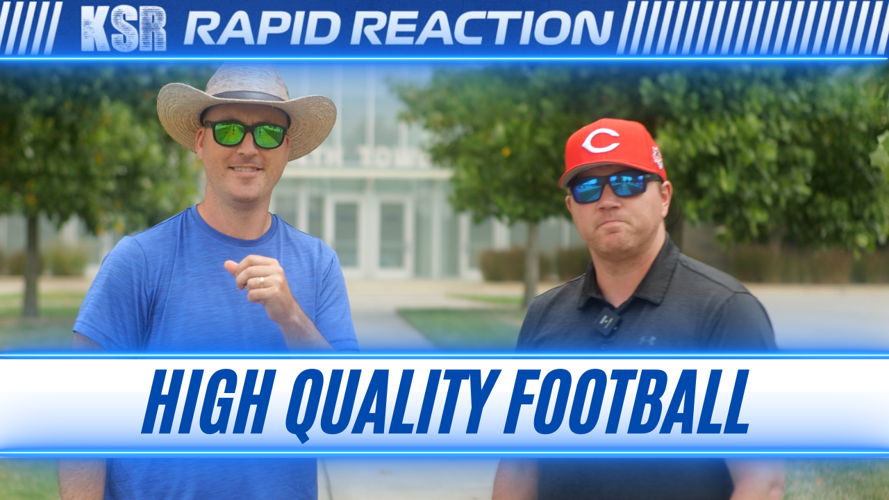 Rapid Reaction: High Quality Open Kentucky Football Practice