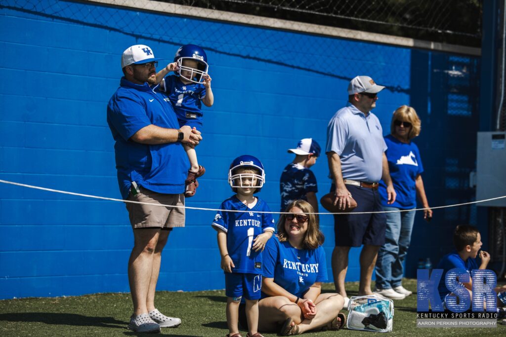 Future Wildcats at Kentucky Football Fan Day, via Aaron Perkins, KSR