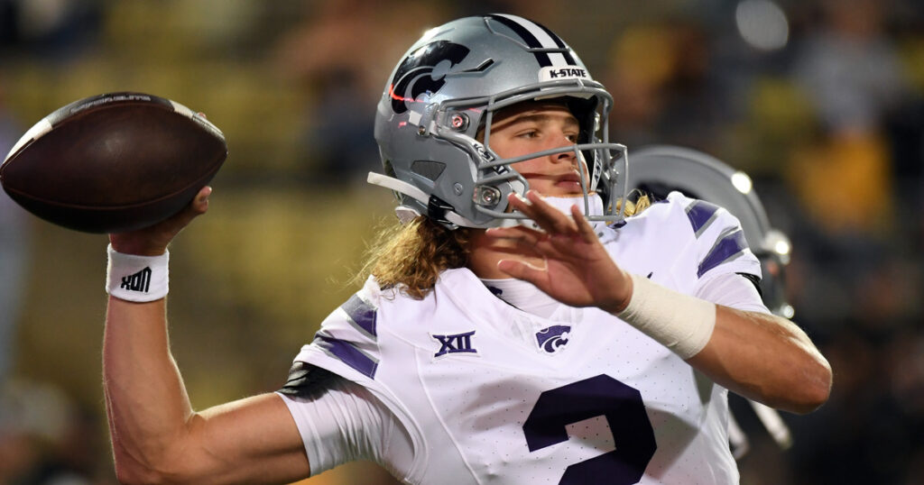 Avery Johnson at QB for Kansas State