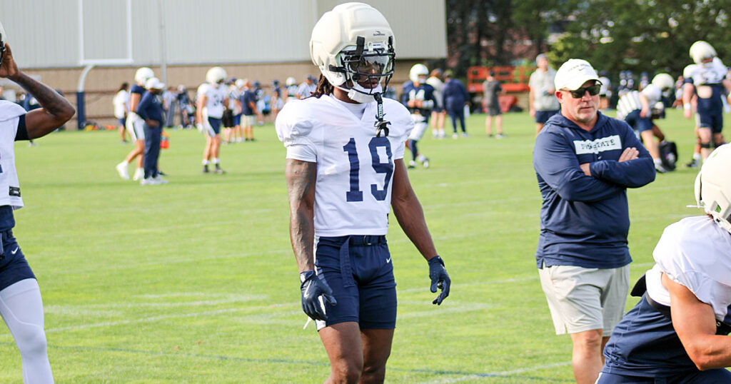 Nittany Lions receiver Josiah Brown. (Pickel/BWI)
