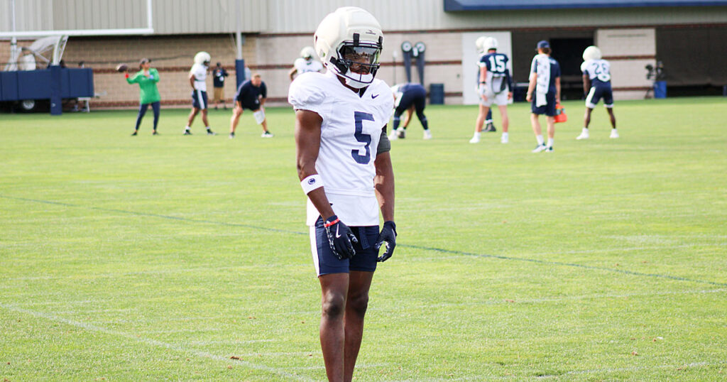 Nittany Lions receiver Devonte Ross. (Pickel/BWI)