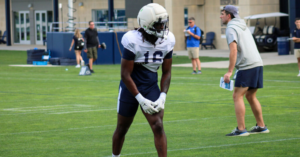 Nittany Lions tight end Khalil Dinkins. (Pickel/BWI)