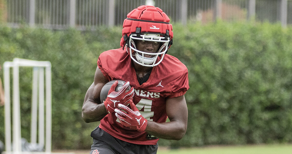 Ben Arbuckle says OU receiver Elijah Thomas 'always at the go'