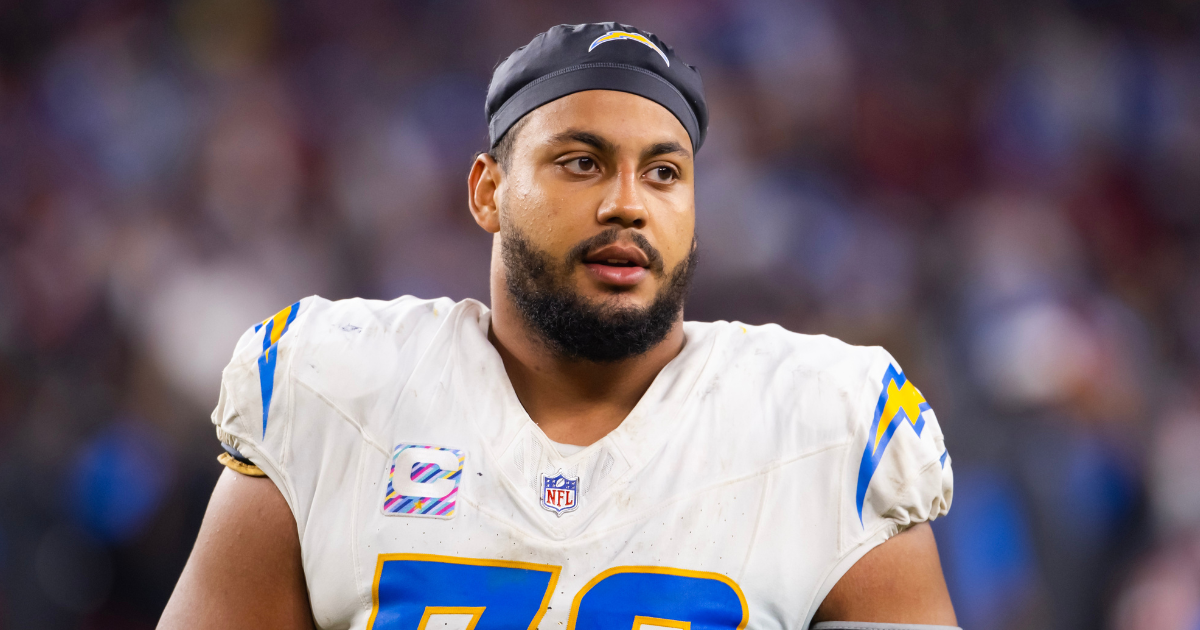 Rashawn Slater injury update: Chargers LT carted off field after signing NFL record contract