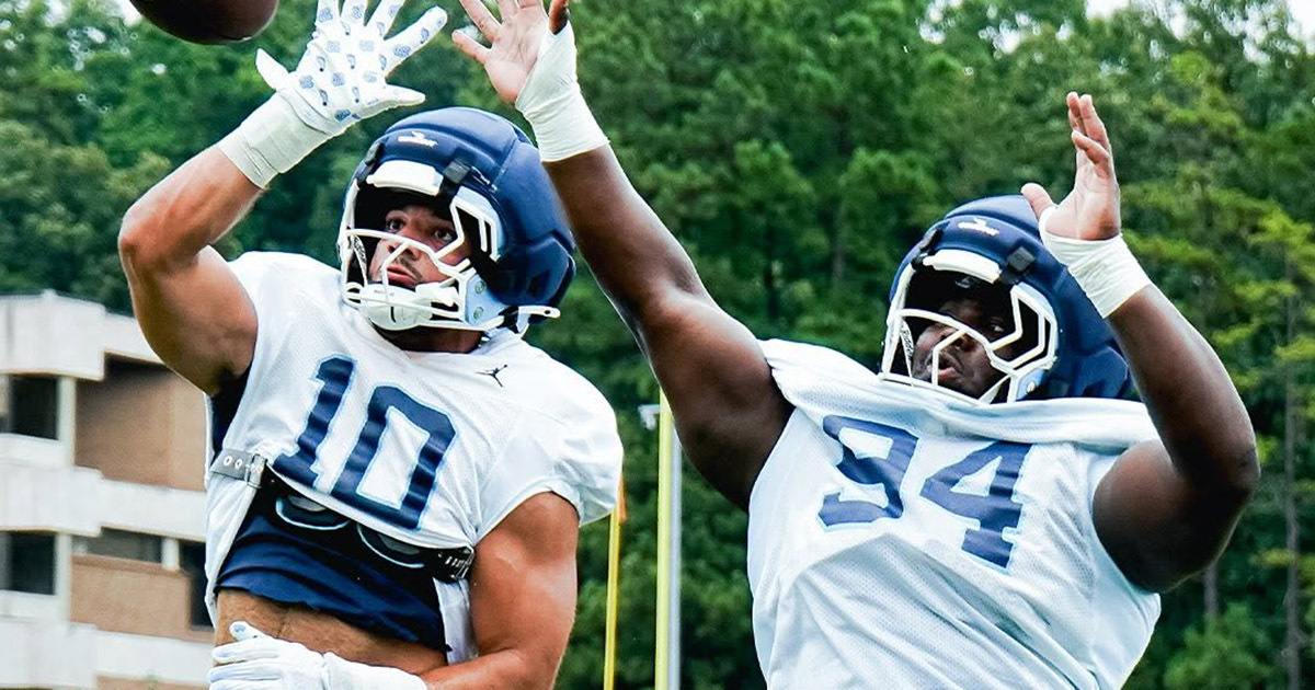 Full Contact Brings Defensive Line into Focus at UNC Football Training Camp