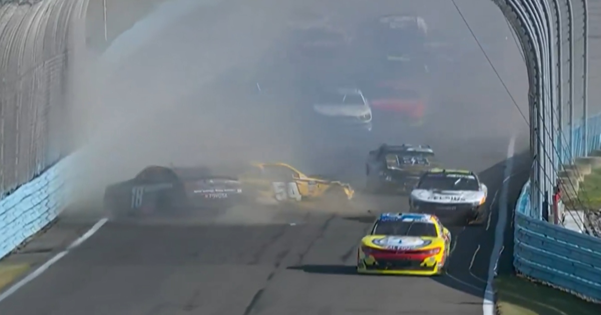 VIDEO: Austin Hill hooks Michael McDowell and causes vicious 16 car wreck, red flag at Watkins Glen