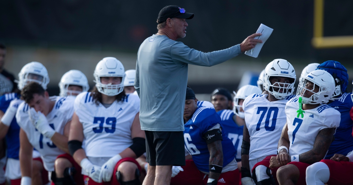 Lance Leipold Excited for First Practice in Renovated Kansas Stadium