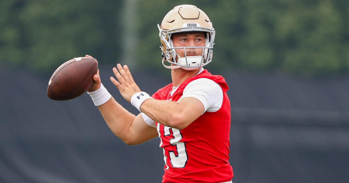 Notre Dame football names CJ Carr starting quarterback