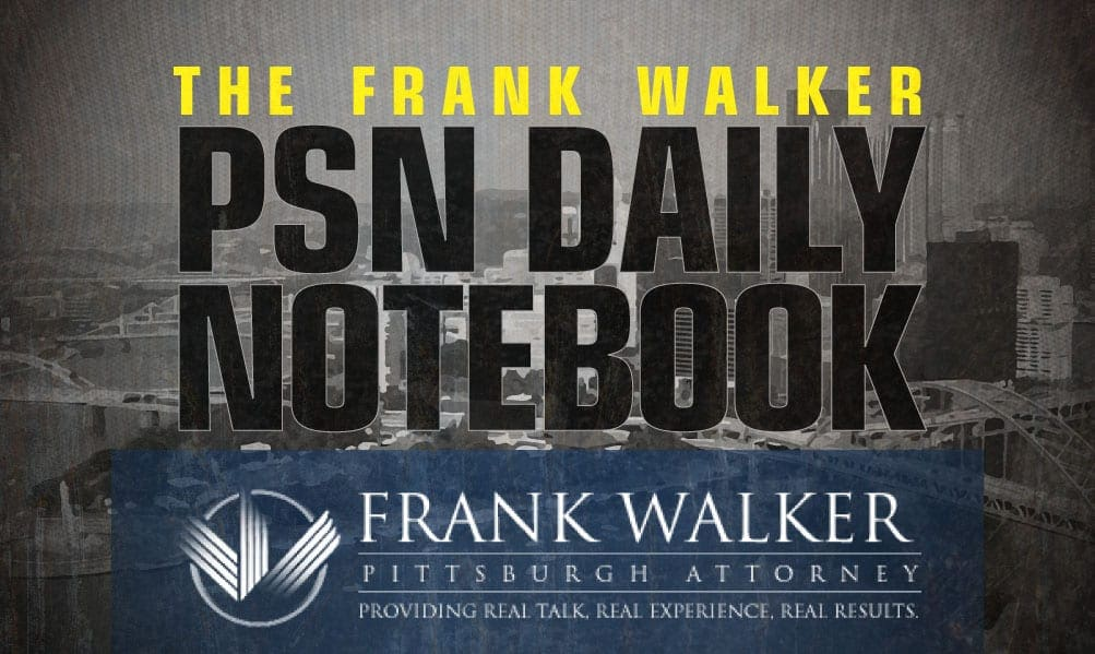 Frank Walker Law/PSN Daily Notebook