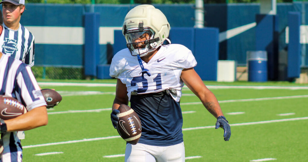 Nittany Lions running back Jabree Coleman. (Pickel/BWI)