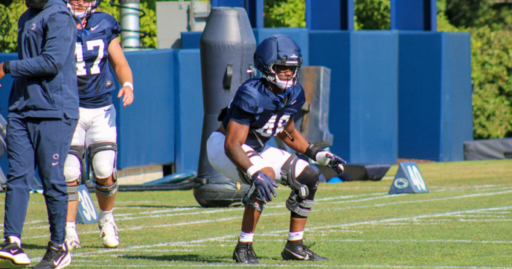 Nittany Lions defensive lineman Cortez Harris. (Pickel/BWI)