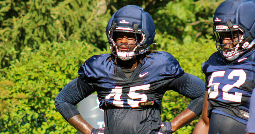 Nittany Lions defensive end Enai White. (Pickel/BWI)