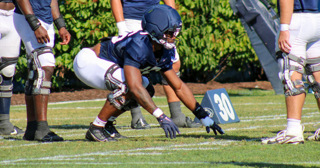 Nittany Lions defensive lineman Cortez Harris. (Pickel/BWI)