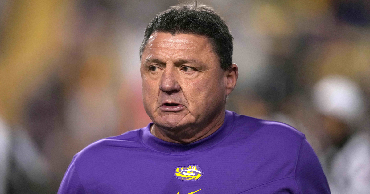 Ed Orgeron defends confronting Alabama fan during run: ‘It’s about respect, man’