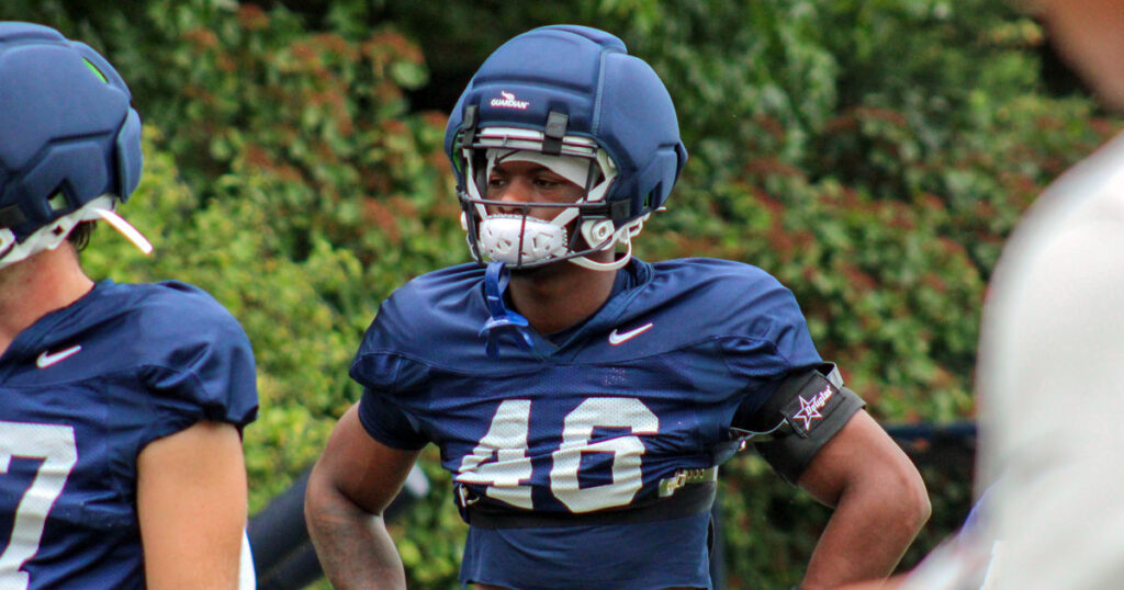 PSU defensive end Cortez Harris. (Pickel/BWI)