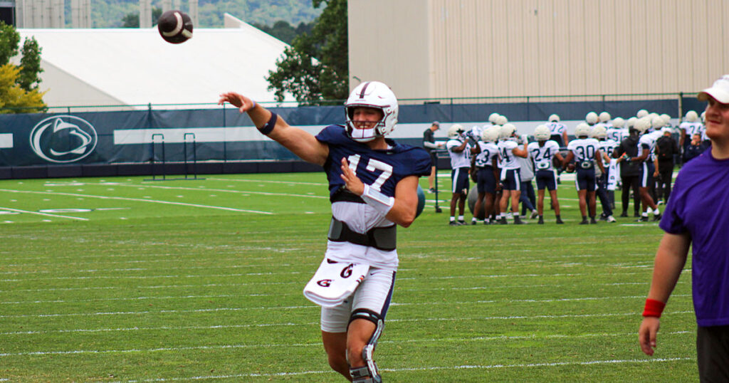 Nittany Lions quarterback Ethan Grunkemeyer. (Pickel/BWI)