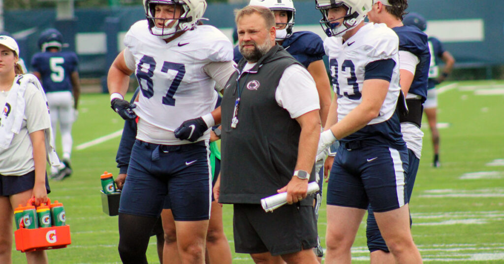 Nittany Lions offensive coordinator Andy Kotelnicki. (Pickel/BWI)