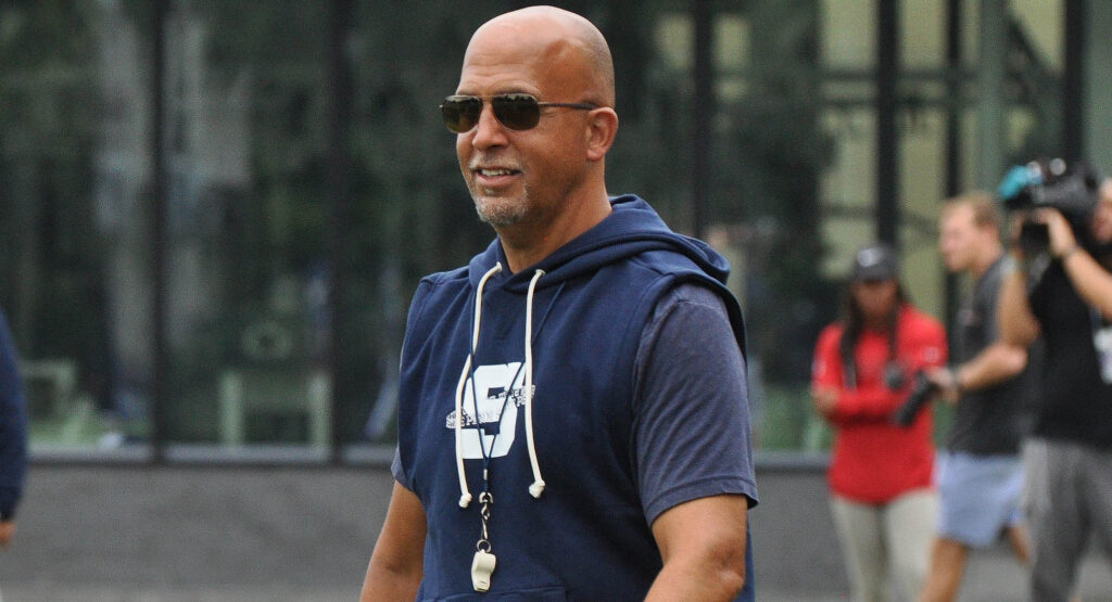 Penn State head coach James Franklin