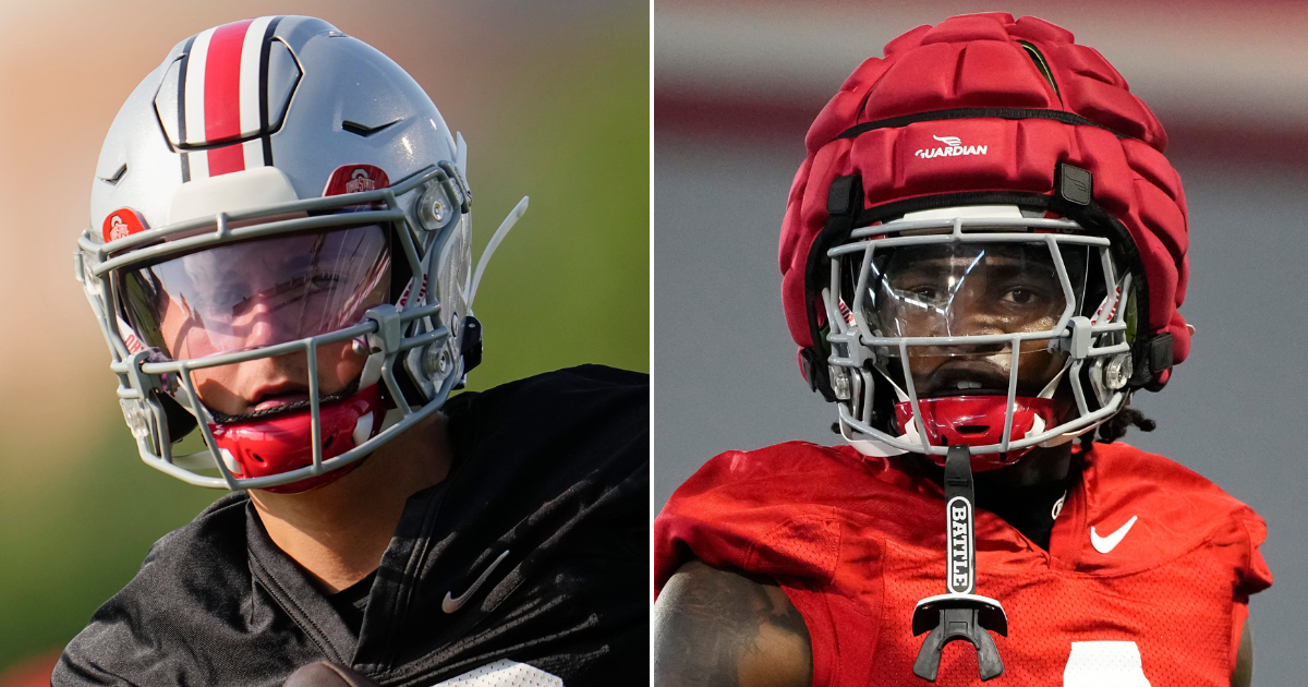 Jeremiah Smith reacts to Julian Sayin being named Ohio State starting quarterback