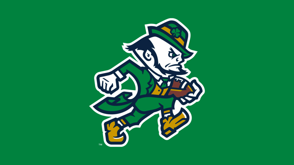 Notre Dame Football-Specific Leprechaun Logo