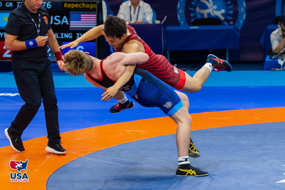 Bowling (fifth) paces Iowa wrestlers at U20 World Championships
