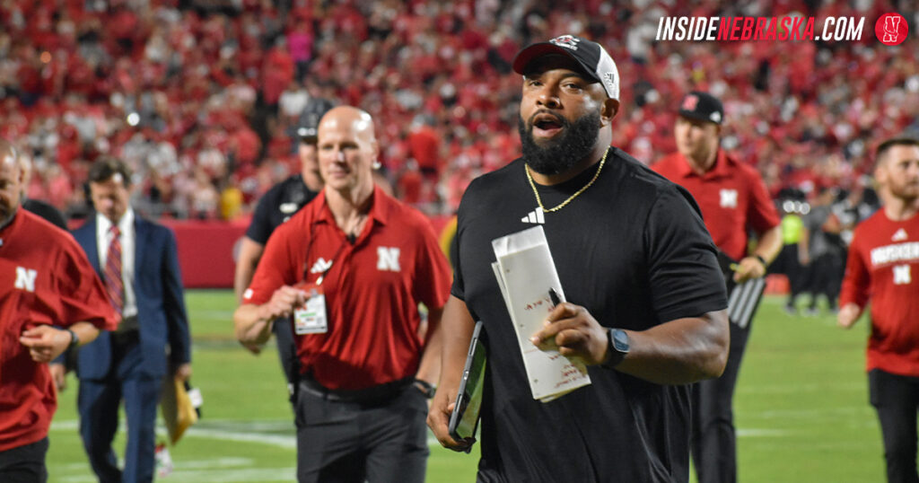 Nebraska RB coach E.J. Barthel