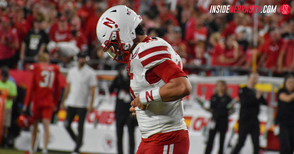 Nebraska QB Dylan Raiola