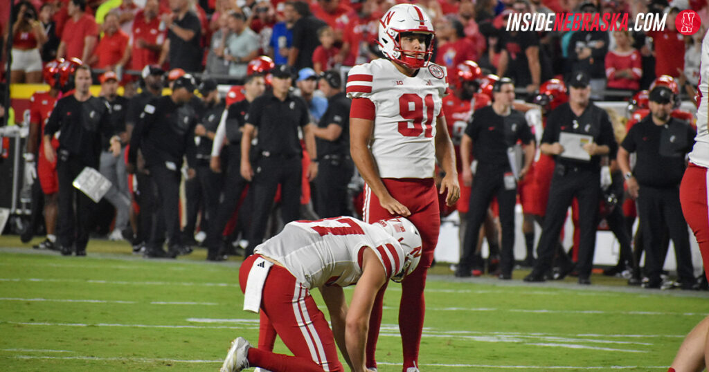 Nebraska kicker Kyle Cunanan
