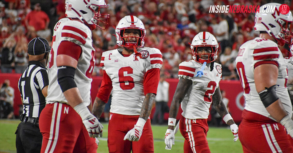 Nebraska WRs Dane Key and Jacory Barney Jr.