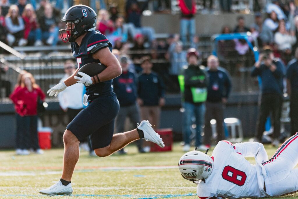 Duquesne wide receiver Joey Isabella. Nov. 9, 2025 -- Eddie Provident / PSN
