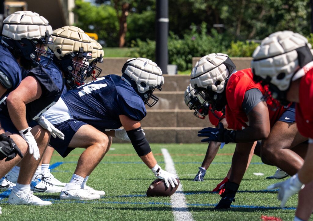 Duquesne football preps for the 2025 season. Photo credit: Duquesne Athletics.