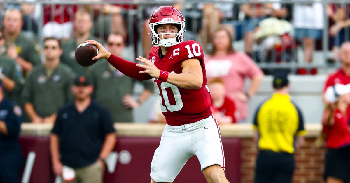 Brent Venables places John Mateer in ‘rare air’ after Oklahoma debut