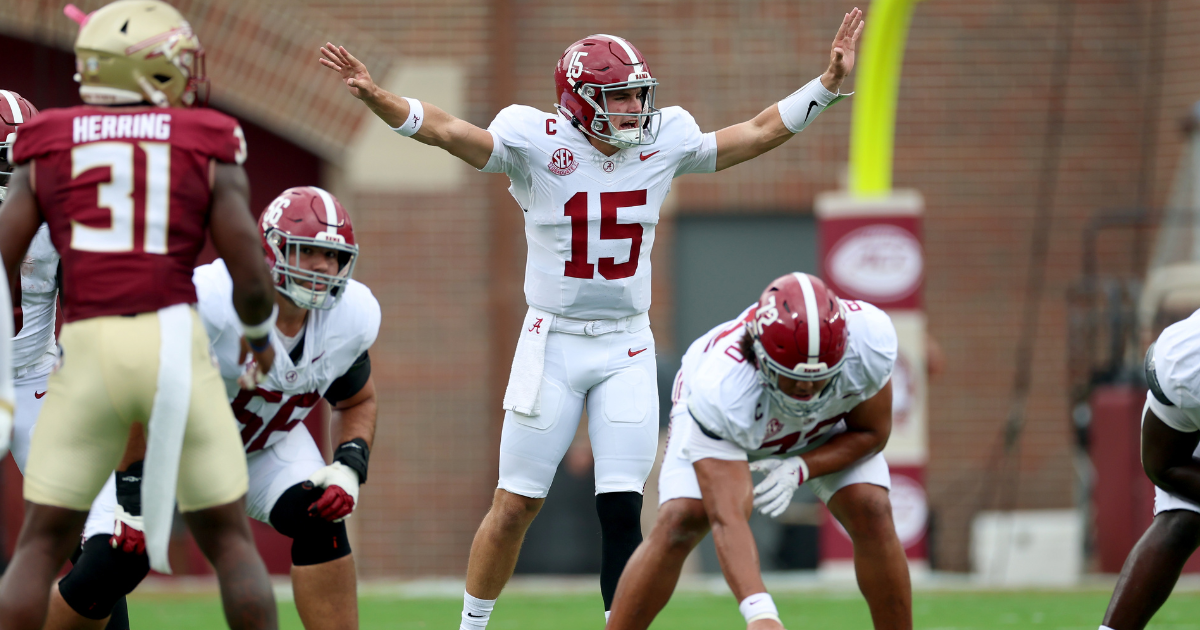 What Alabama’s captains said to team after season-opening loss