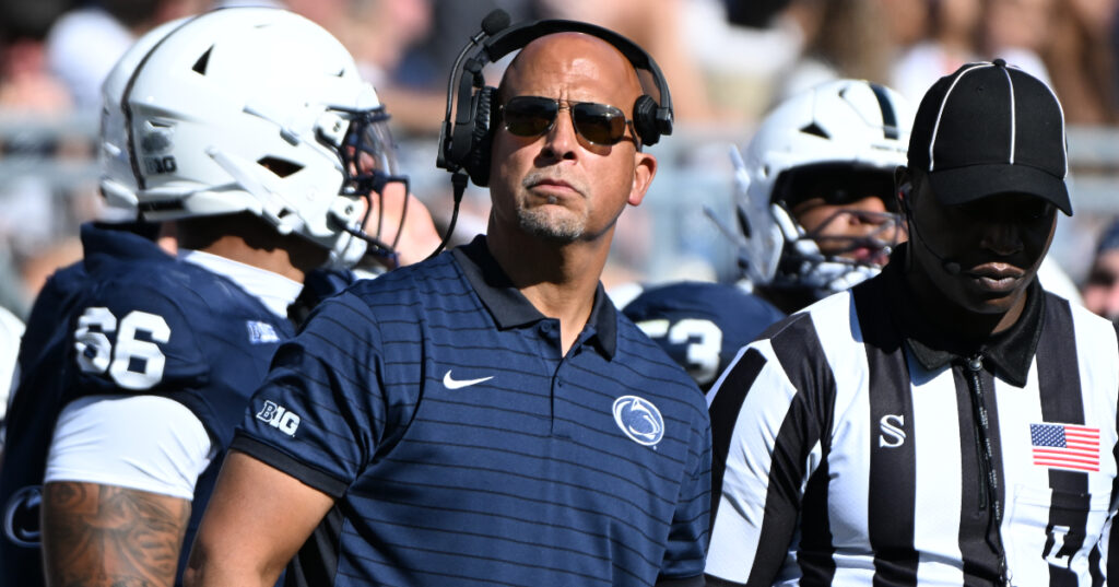 Penn State head coach James Franklin. (Photo credit: Steve Manuel/BWI)