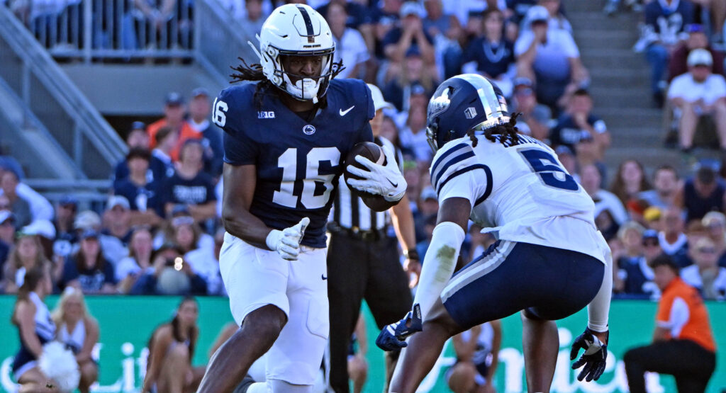 Penn State tight end Khalil Dinkins