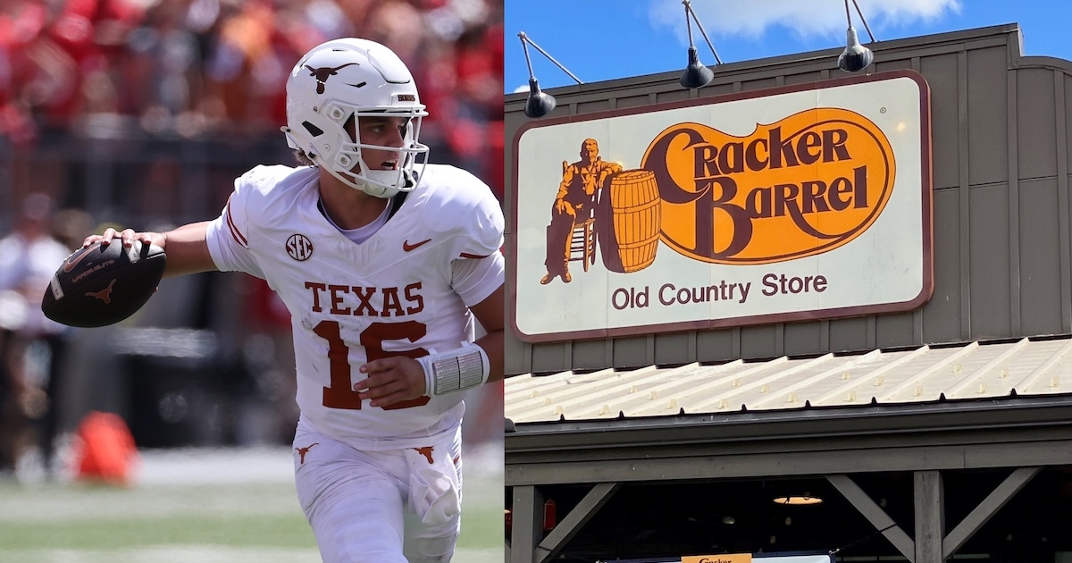FOX analyst compares 'tanking' Arch Manning stock to Cracker Barrel rebrand
