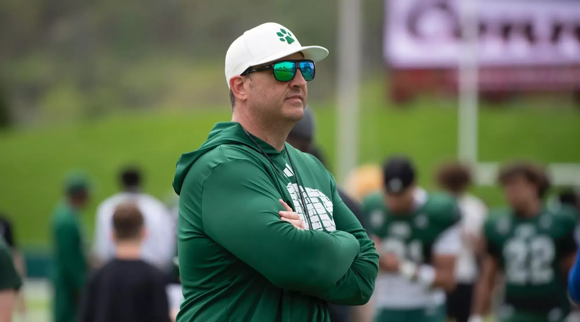 Ohio head coach Brian Smith previews Bobcats battle against West Virginia