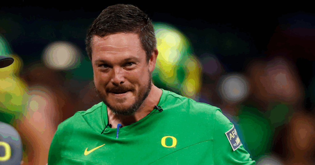Dan Lanning clapped back after the recent comments from Oklahoma State coach Mike Gundy regarding Oregon quarterback Dante Moore.