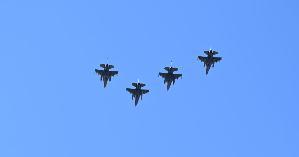 Ohio Stadium flyover