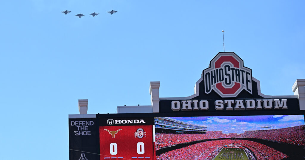 Ohio Stadium flyover