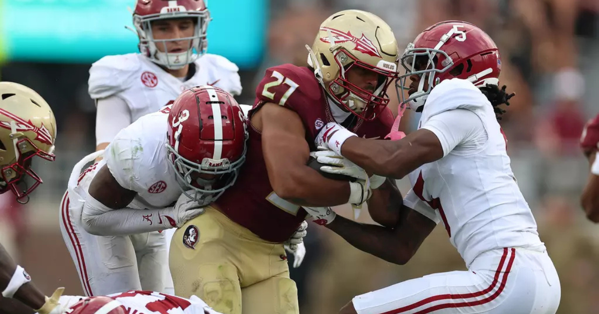 Where Alabama is ranked in the polls after loss to Florida State