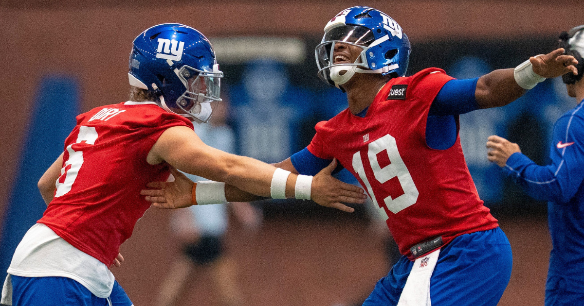 New York Giants release depth chart, name QB2 between Jaxson Dart and Jameis Winston