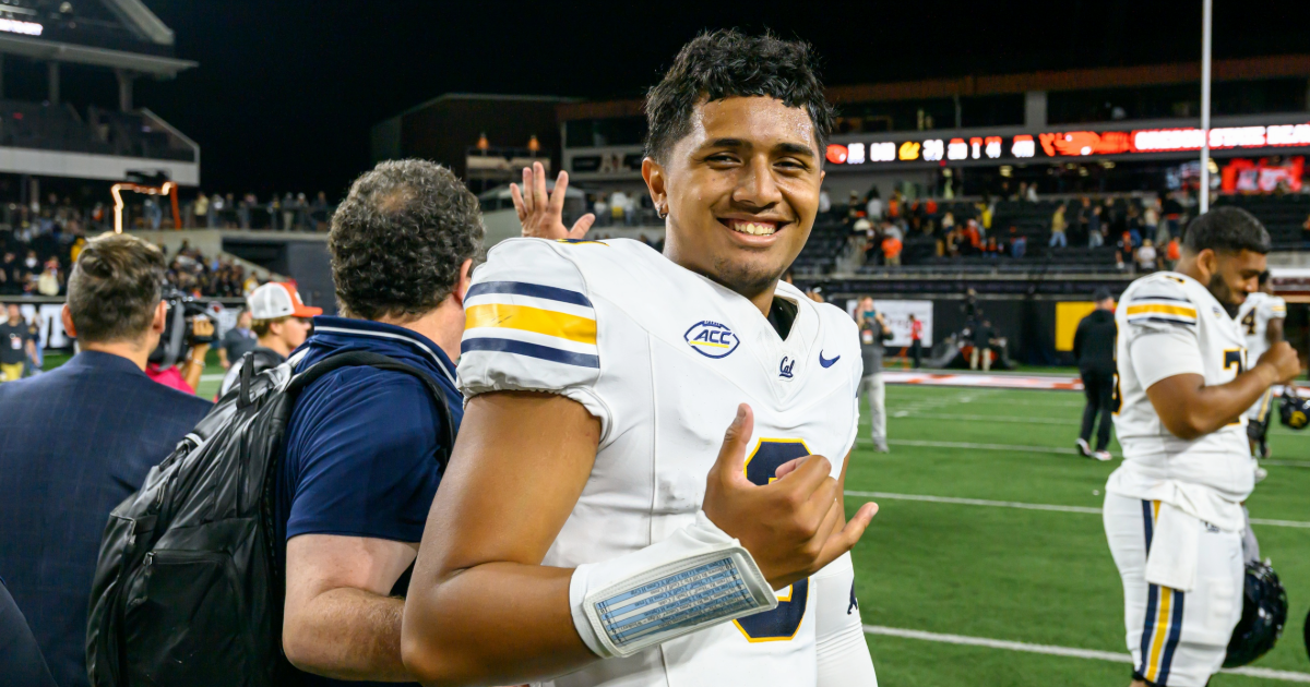 Cal QB Jaron-Keawe Sagapolutele named ACC Rookie of the Week