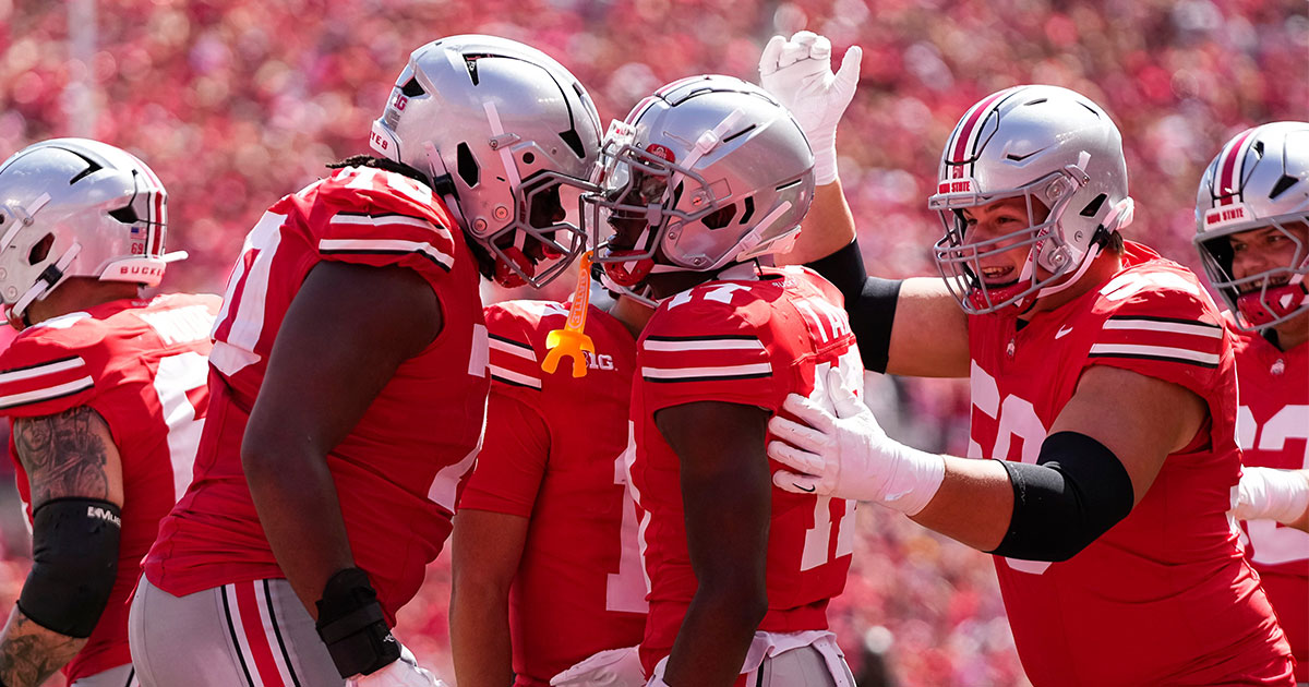Buckeyes offensive line looks to build off 'great foundation' formed from Texas win
