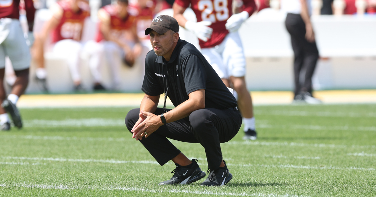 Matt Campbell covers challenge of winning Cy-Hawk game in Ames, other subjects in weekly presser