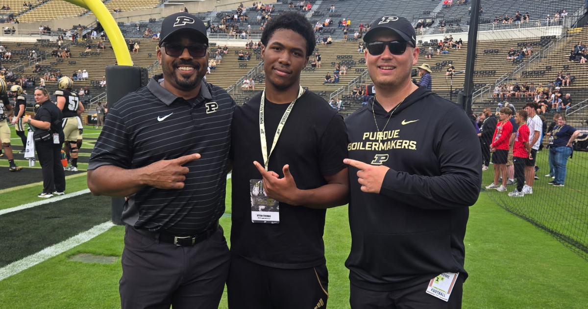 2027 three-star RB Keyon Thomas eyes return trip to Purdue after week one visit
