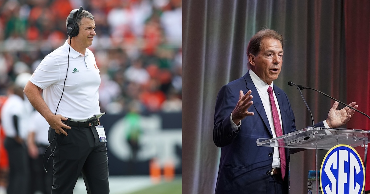 Mario Cristobal reveals Nick Saban referred to past Alabama offenses as Al Qaeda: 'Called us the Taliban'