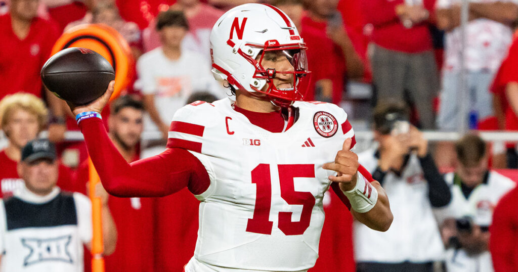 Nebraska QB Dylan Raiola